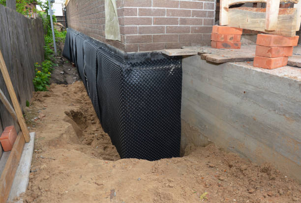 Happy homeowners after waterproofing job in Shelburn